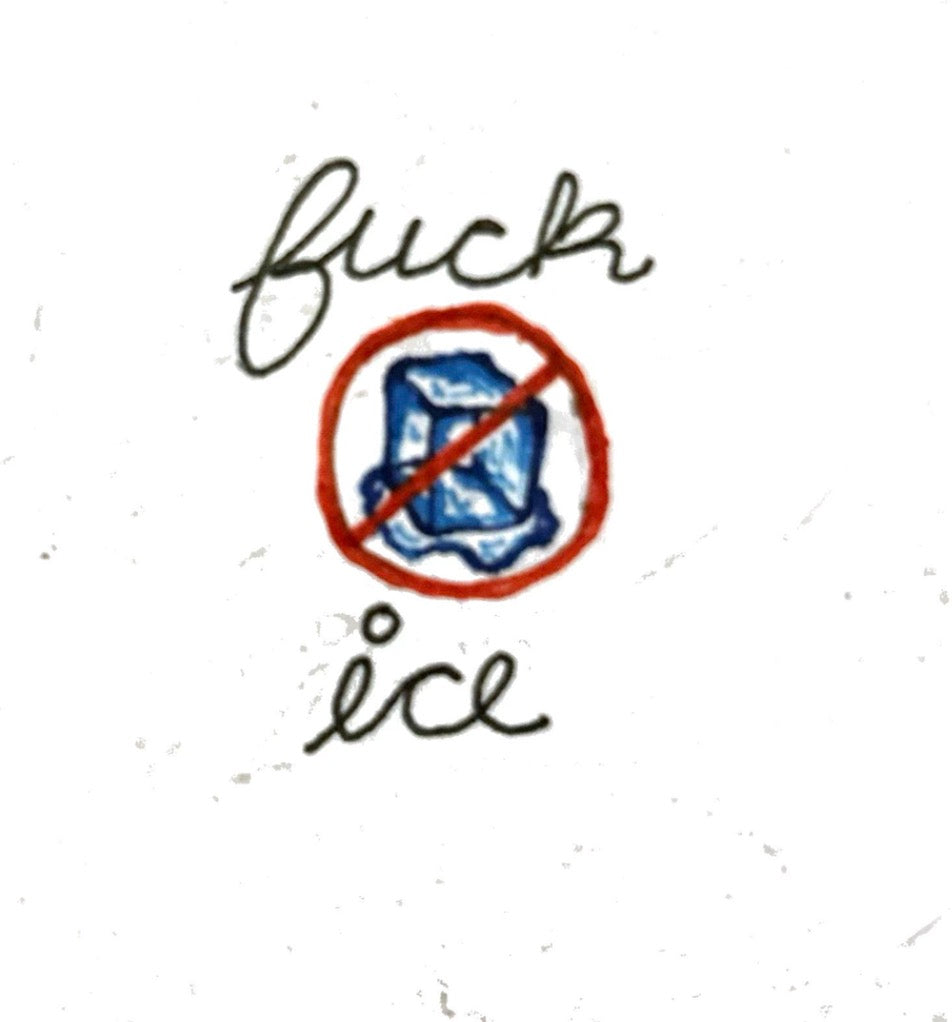 Cursive Fuck ICE
