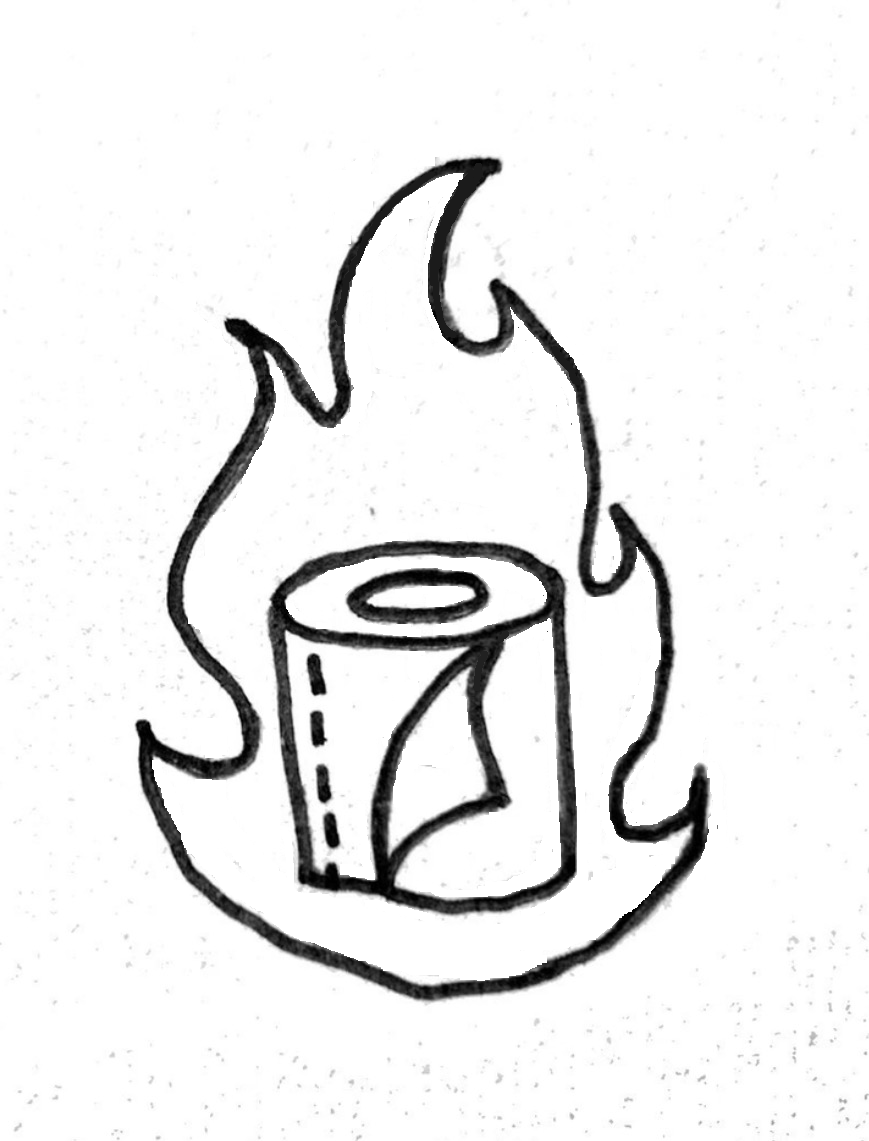 Burnt Toilet Paper